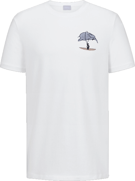 T-Shirt: mey x LORIOT - Elefanten-Dompteur