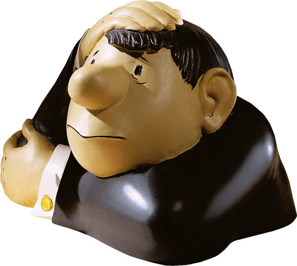 Skulptur: Der Denker (Polymer)