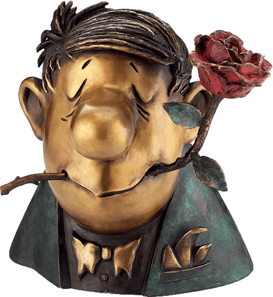 Skulptur: Der Rosenkavalier (Bronze)