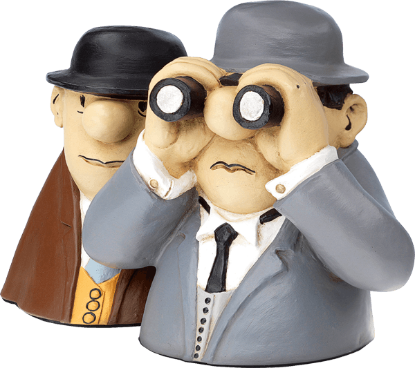 Skulptur: Herren auf der Rennbahn (Polymer)