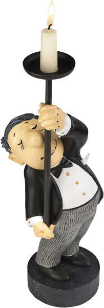 Skulptur: Kerzenhalter (Polymer)