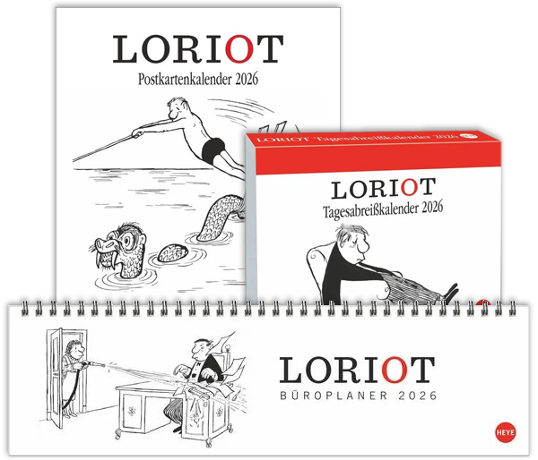 Loriots neue Kalender 2026